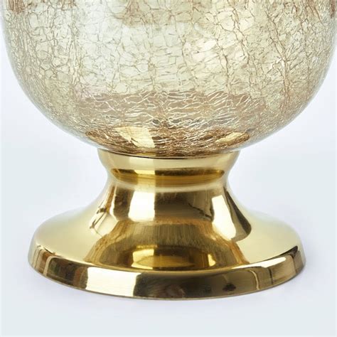 Buy Maya Tevis Glass Crackle Vase from Home Centre at just INR 2399.0