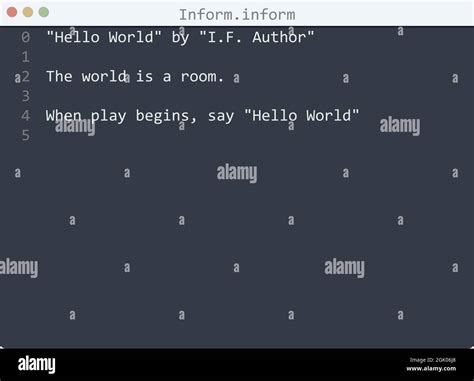 Inform Language Examples 的图像结果