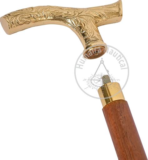 Buy Humaira Nautical Walking Stick - Men Derby Canes and Wooden Walking ...