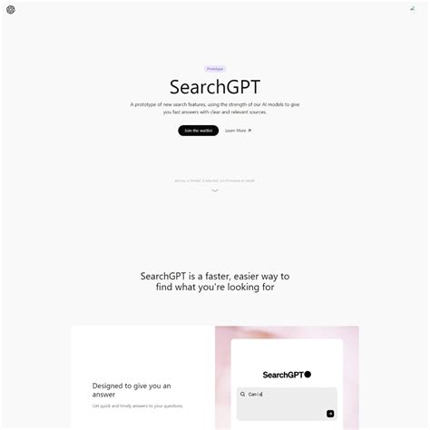 SearchGPT - Ai Tool Details & Features