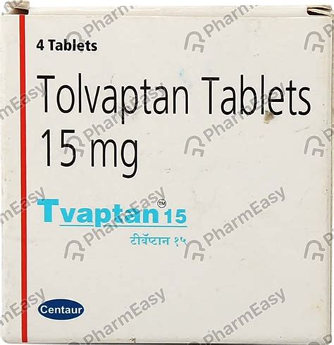 Tolvat 15 MG Tablet (4): Uses, Side Effects, Price, Dosage ...
