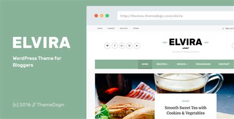 elvira v1 3 wordpress theme for bloggers
