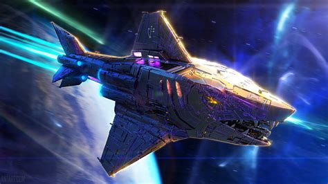 2048x1152 Knight Hunter Scifi Shark Spaceship Wallpaper,2048x1152 ...
