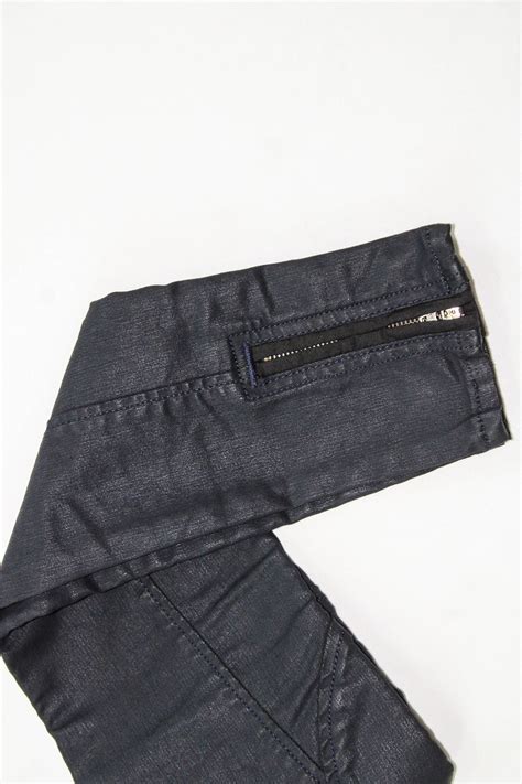 VIALLI Luca Wax Navy Ultra Fit Jeans