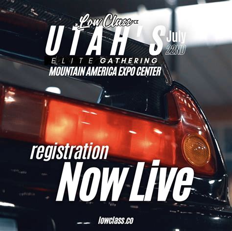 Low Class Utah’s Elite Gathering - 2024 Utah Car Show Calendar