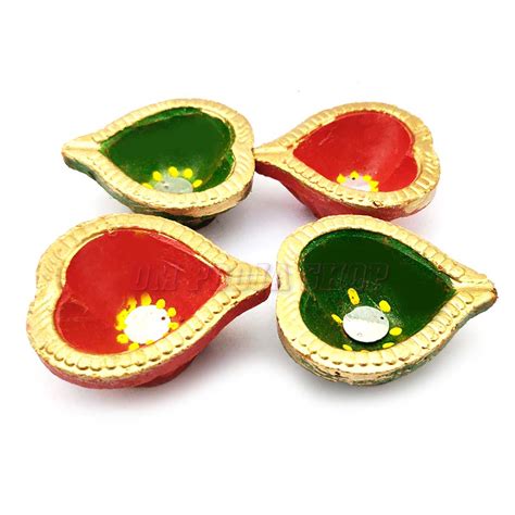Dil Diwali Mitti Diya Set buy online from India