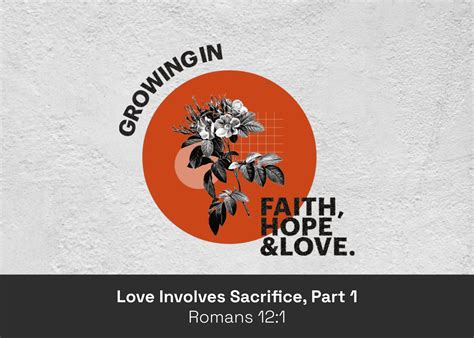 Love Involves Sacrifice, Part 1 - Open the Bible