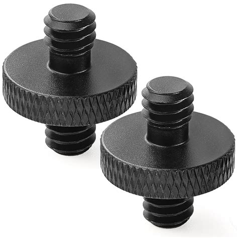 Silence 1/4" Male to 1/4" Male Threaded Tripod Screw Adapter Double ...