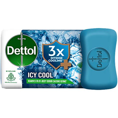 Buy Dettol Bathing Bar Soap Germ Protection Cool 125 Gm Online At Best ...