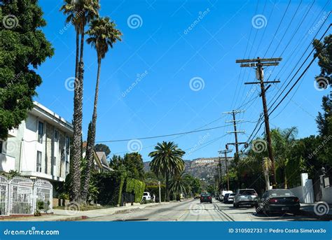 The Hollywood Sign Seen from Beachwood Dr - Los Angeles, California ...