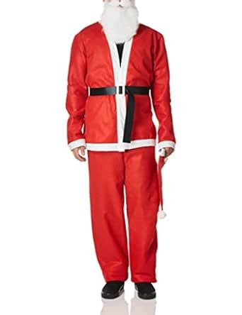 Fun World Costumes Men's Adult Pub Crawl Santa Suit, Red/White, One ...