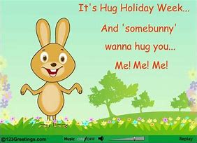 Image result for Cartoon Bunny Hug