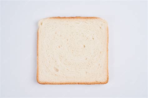 Premium Photo | One square slice of toast sandwich bread isolated on ...