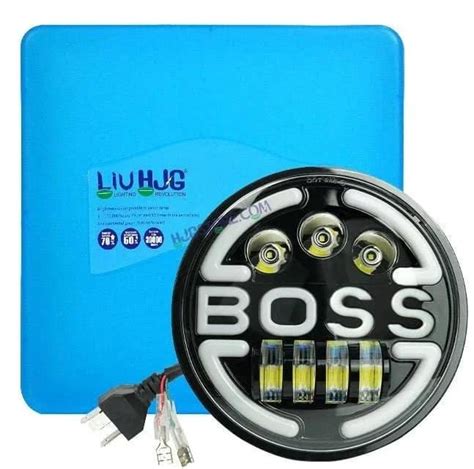 110W BOSS Headlight HJG ORIGINAL Round 7' LED 12V, Compatible with ...