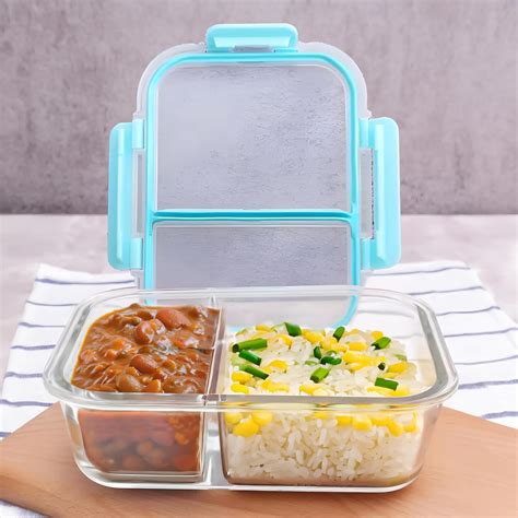 Buy The Better Home Microwave Safe Office Two Compartment Lunch Box Set ...