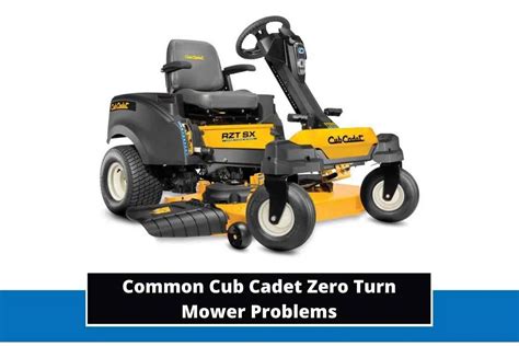 Image result for Cub Cadet Mower Starting Problems