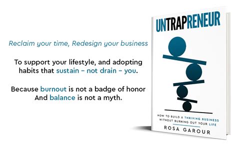 Untrapreneur - How To Build A Thriving Business Without Burning Out ...