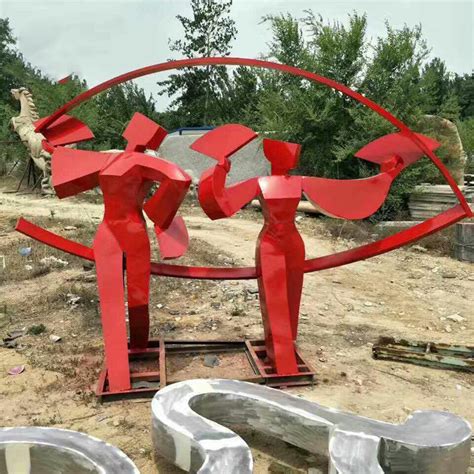 不锈钢抽象人物雕塑金属创意铁艺镂空翅膀云朵户外花园艺术品装饰-阿里巴巴