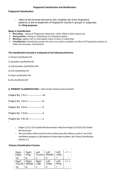 FPC 2025 Final Review: Fingerprint Classification & Identification ...