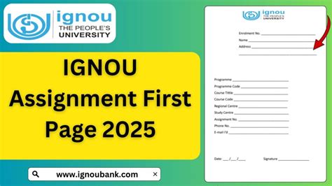 Image result for Ignou Assignment Format