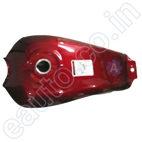 Ensons Petrol Tank for Hero CD Dawn New Model (Cherry Red/Orange)