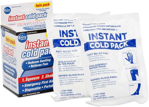 Amazon.com: Instant Cold Pack | Disposable Ice Packs - Cold Therapy ...