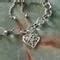 Silver Plated Heart Scroll Charm by Bead Landing™ | Michaels