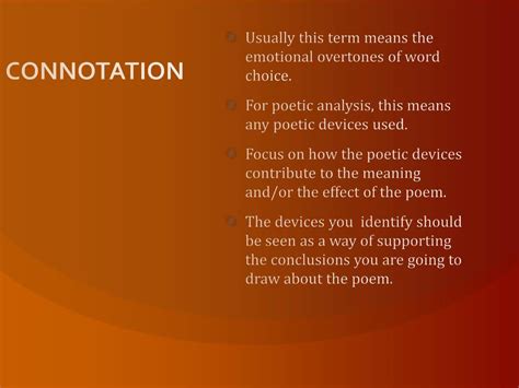 Image result for Connotation Poem Example