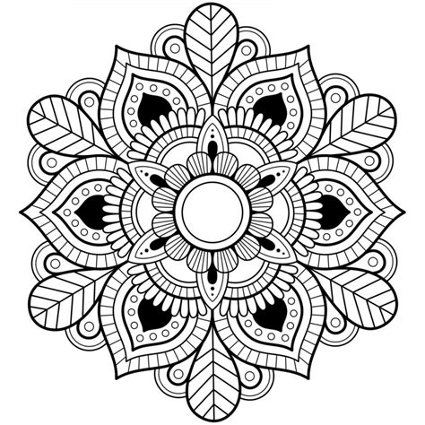 Printable Mandala Coloring Pages