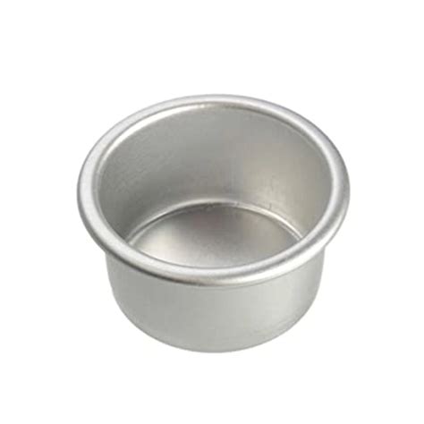 4 Inch x 2 Inch For Bento Cake Aluminum Round Cake Mold Tin Pan For ...