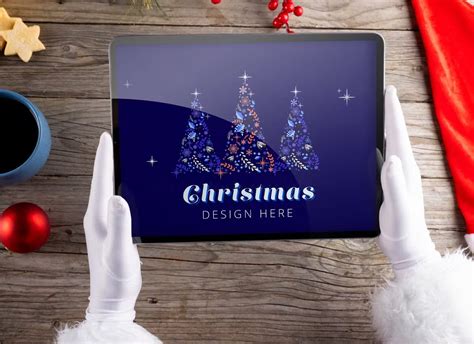 Christmas Screens Mockup — Teletype