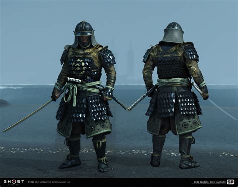 ArtStation - GHOST OF TSUSHIMA - Sakai armor set, Drew Harrison | Sakai ...