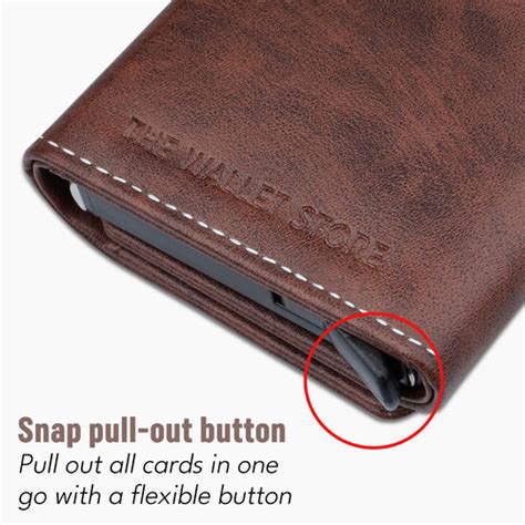 Maverick RFID Protected Wallet Cardholder - Brown