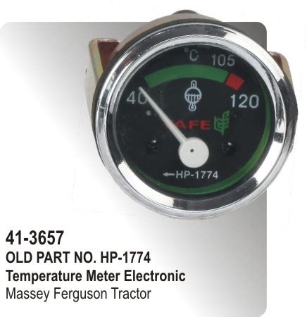 Temperature Meter (Electronic) Massey Ferguson Tractor (HP-41-3657) for ...