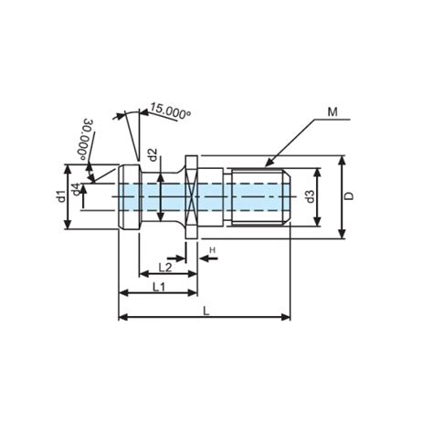 Buy Vertex Pull Stud ISO - A Type BT-529 Online - Technocart