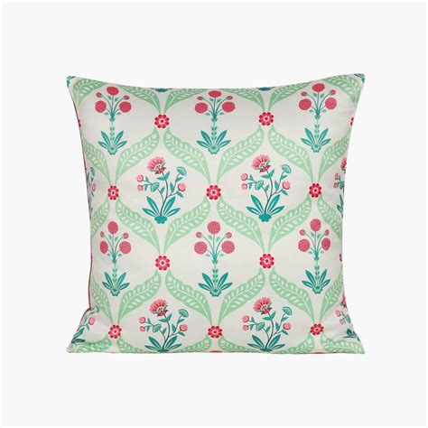 Buy INDIA CIRCUS Blooming Dahlia Set of 5 Printed Cushion Covers ...