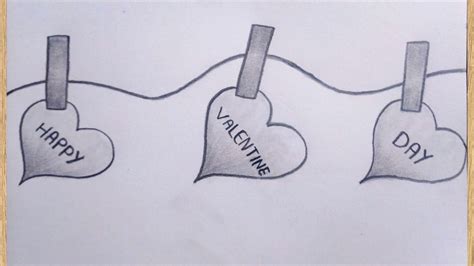 Valentine's Day Pencil Drawings for Beginners