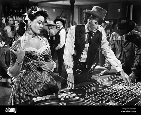 Dorothy Malone & Ronald Reagan Film Law And Order (1953) Characters ...