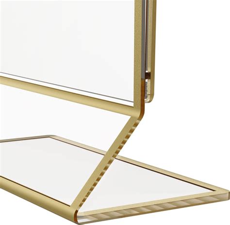 Buy HIIMIEI Acrylic Gold Frames 4x6 Inches, 6 Pack Sign Holder Double ...