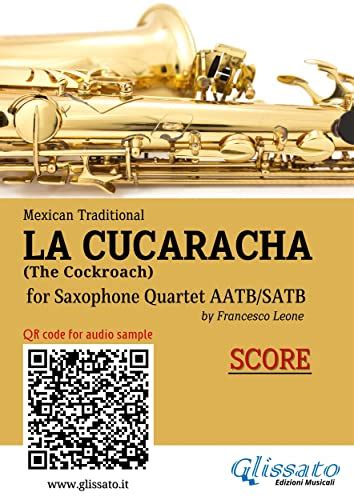 Saxophone Quartet score of "La Cucaracha": The Cockroach (La Cucaracha ...