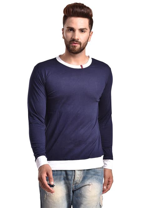 Get Contrast Trim Crew Neck T-Shirt at ₹ 399 | LBB Shop