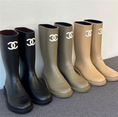 Chanel in 2024 | Chanel rain boots, Rain boots, Chanel boots