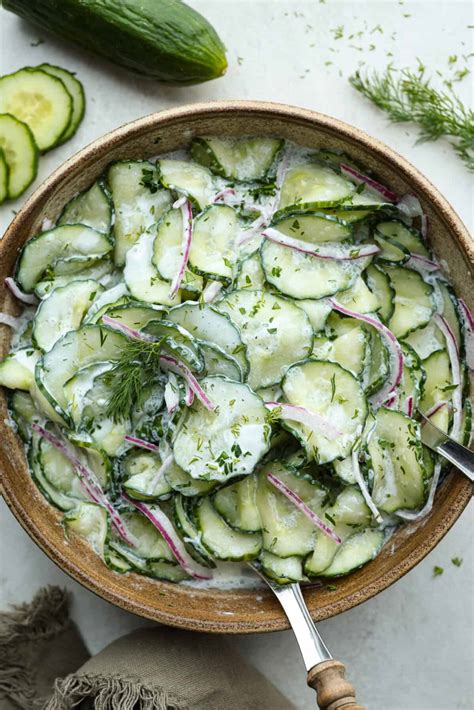 German Cucumber Salad - infoodita