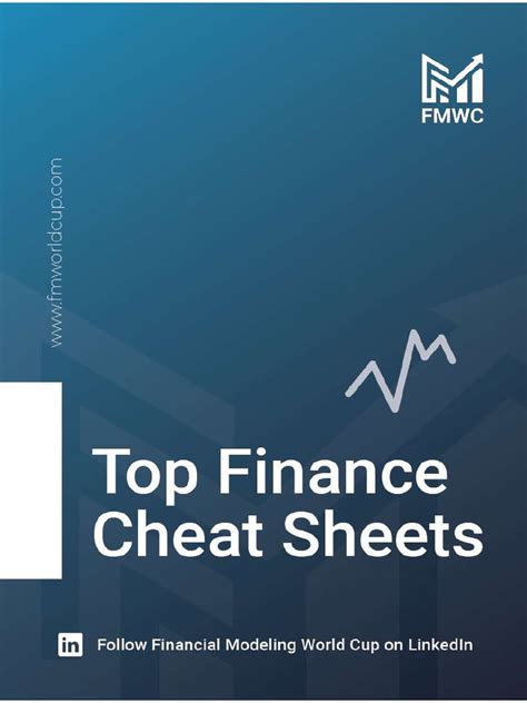 Finance Cheat Sheet 的图像结果