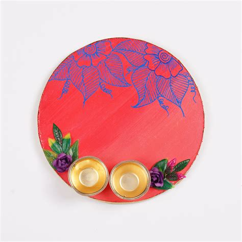 Roli Chawal Ganesh Ji Platter for Pooja, Classy ArtZ Small Pooja Thali ...