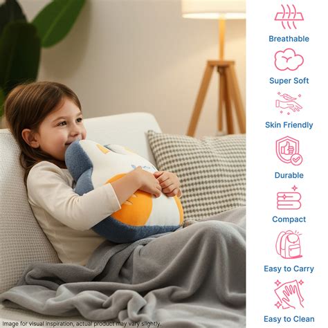 Cuddle Critters Kids Travel Blanket & Plush Pillow Set – Hops & Pops
