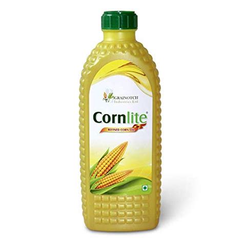 Cornlite Healthy Natural Edible Pure Corn Cooking Oil, 1L Jar : Amazon ...