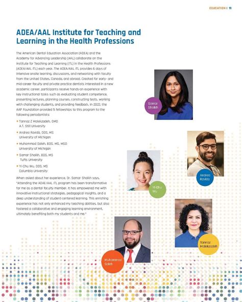 What an enriching experience participating in the ADEA/AAL institute ...