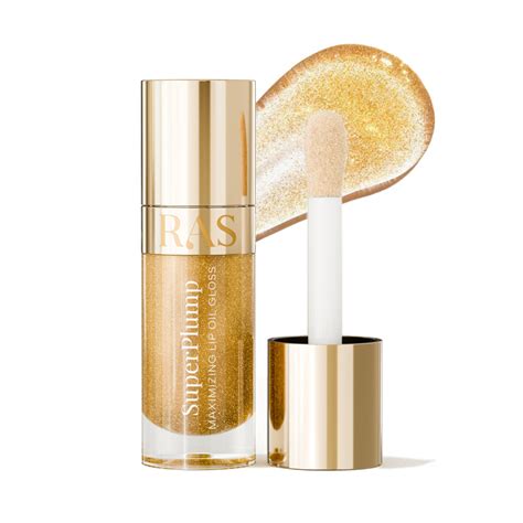 SuperPlump™ Maximizing Lip Oil Gloss - Golden Glow – RAS Luxury Skincare