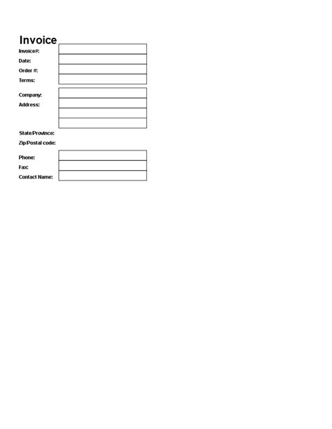 Image result for Sample Invoices Printable